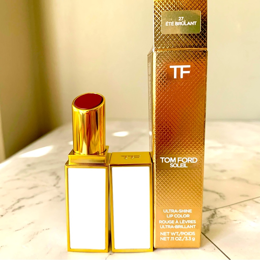 Tom Ford Soleil Ultra Shine Lip Color 27 ete Brulant 0.11 oz/3.3 g Full Size.